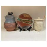 Signed Pottery For Kitchen