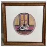 "Story Time" P Buckley Moss Ltd Ed Lithograph