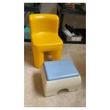 Little Tykes Stool and Chair