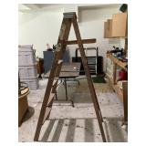 Vintage Wood Oakes Ladder