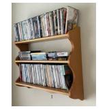 Wall Shelf with DVD Collection