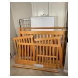 Baby/Toddler Bed and sheets-UPSTAIRS
