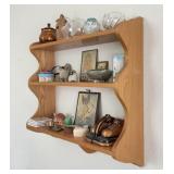 Wall Display Shelf and Contents