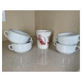 Williams Sonoma Bowls and Mug