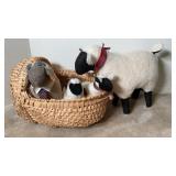Basket with Sheep