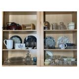 Assorted Kitchen Pottery and Glassware