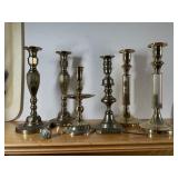 Brass Candlesticks and Snuffer