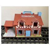 Vintage Fisher Price Tudor House & Accessories