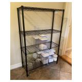 Black Metal Metro Shelving Unit (SHELF ONLY)