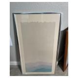 1972 Abstract Limited Ed 4/8 Signed R Hilton