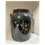 Large Vintage Crock with Lid