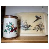 Vintage Bacova Guild Ice Bucket and Tray