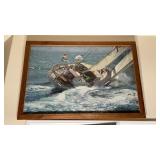 Framed Mistress Boat Photograph