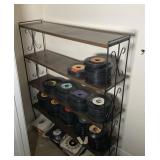 Metal Mid Century Shelf - NO CONTENTS