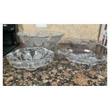 Frosted Serving Bowls