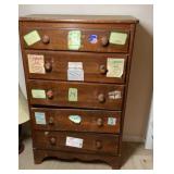 Vintage Chest with Backstage Pass Stickers