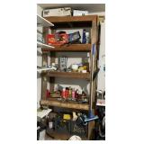 Contents of Wooden Shelf
