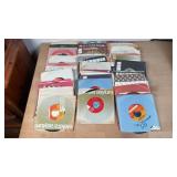 Assorted Country 45 RPM Vinyl Records