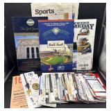 Baseball Ticket Stubs and Programs
