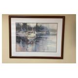 "Anchored" by Brent Heighton Framed Print