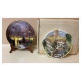 G Harvey and David Winter Collector Plates