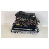 Black and White Patterned Quilting Fabric