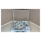Andrea by Sadek Porcelain Platter and Server Set