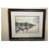 "Breakwater" by Brent Heighton Framed Artwork