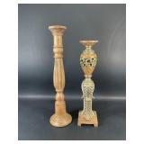Pair of Large Decorative Candlesticks