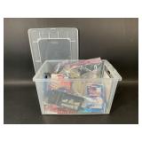 Jewelry Making Supplies in Rubbermaid Bin