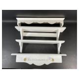 White Wooden Wall Shelves
