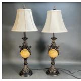 Pair of Urn Lamps