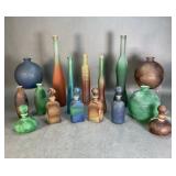 Spanish Art Glass Bottle Collection