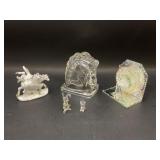 Animal Figurines - Glass and Ceramic