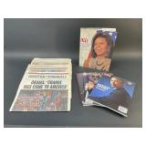 Obama Magazines, Book and Newspapers