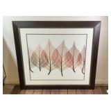 Celosias Leaves Large Wall Art Framed