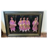 African Musicians Framed Art Print