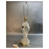 Handcut Lead Crystal Lamp