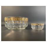 Arcoroc France Gold Trimmed Bowls