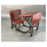 Wood and Cast Iron Doll Desk