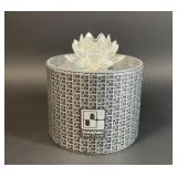 Swarovski Crystal Lotus Candle Holders