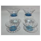 Etched Dessert Bowls