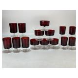 Cristal Dï¿½Arques Cavalier Ruby Stemware