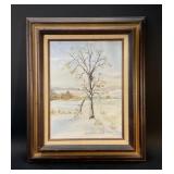 Original Vintage Oil On Canvas Painting