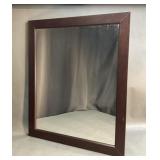 32in Wood Framed Mirror