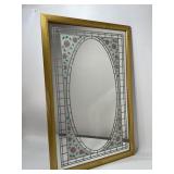 Vintage Faux Etched Mirror
