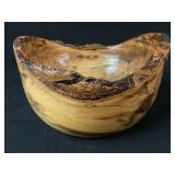Handmade Live Edge Wooden Bowl