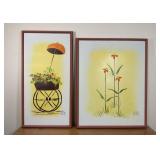Vintage Shirley Newell Oil on Canvas Artworks