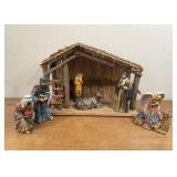 Vintage Sears Nativity Set Incomplete