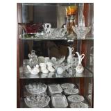 Assorted Glassware and Lefton Porcelain
